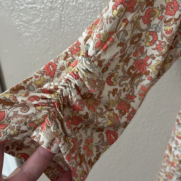 Lane Bryant Women’s Plus Size Floral Open Cardigan 18/20 2X Cream - Picture 3 of 6